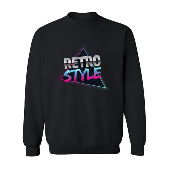 Void Triangle Retro Sweatshirt Men -Image by Shutterstock, Male 3X-Large
