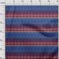 thumbnail image 2 of oneOone Cotton Silk Fabric Geometric & Floral Block Printed Craft Fabric BTY 42 Inch Wide, 2 of 4