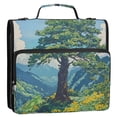 thumbnail image 5 of FORMRS Zipper Binder with Shoulder Strap 2-inch Ring 500 Sheet Capacity File Bag, Blue Mountain, 5 of 5