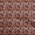 thumbnail image 1 of oneOone Cotton Poplin Maroon Fabric Abstracts Sewing Material Print Fabric By The Yard 42 Inch Wide, 1 of 5
