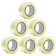 thumbnail image 2 of 6 rollos de cinta fuerte transparente rayas de una sola cinta adhesiva de cinta adhesiva, 2 of 5