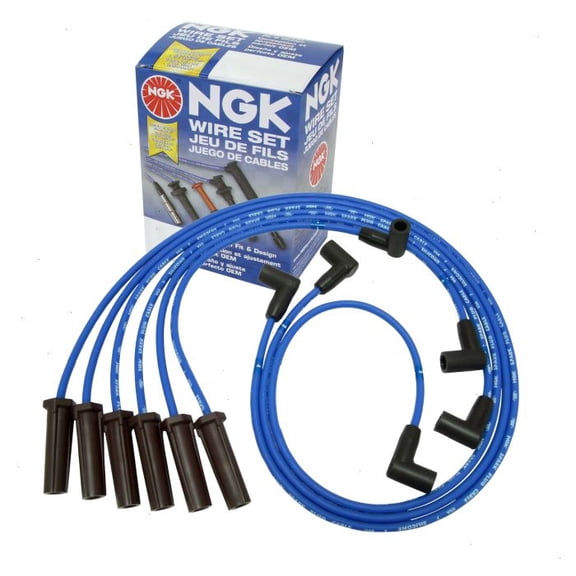 NGK Spark Plug Wire Set compatible with Chevrolet Monte Carlo 3.4L 3.8L V6 2000-2005