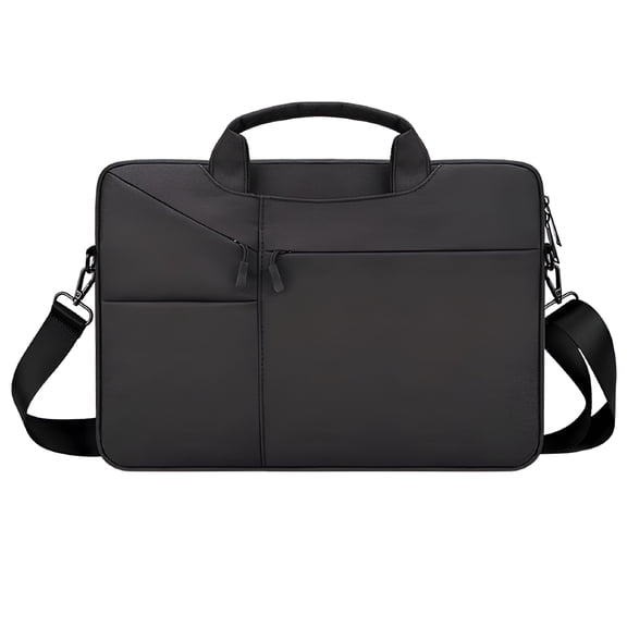 GJX Laptop Bag 15.6 inch Computer Sleeve Case with Shoulder Strap, Waterproof Briefcase with Handle