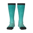 thumbnail image 1 of Balery Teal Turquoise1 Calcetines novedosos Calcetines deportivos Calcetines hasta la rodilla Calcetines de algodón Calcetines originales y geniales, 1 of 6