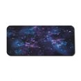 thumbnail image 1 of Space Computer Mouse Pad, Sky Star Clusters Cosmos Nebula Celestial Scenery Artwork, Rectangle Non-Slip Rubber Mousepad X-Large, 35" x 15" Gaming Size, Dark Purple and Blue, by Ambesonne, 1 of 2