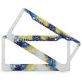 thumbnail image 2 of Starfish, Blue And Yellow License Plate Frames 2 PCS Beach Starfish License Plate Cover Front Plates Frames Car Tag Frame for US And CA 2 Hole Aluminum License Plate Frame, 2 of 6