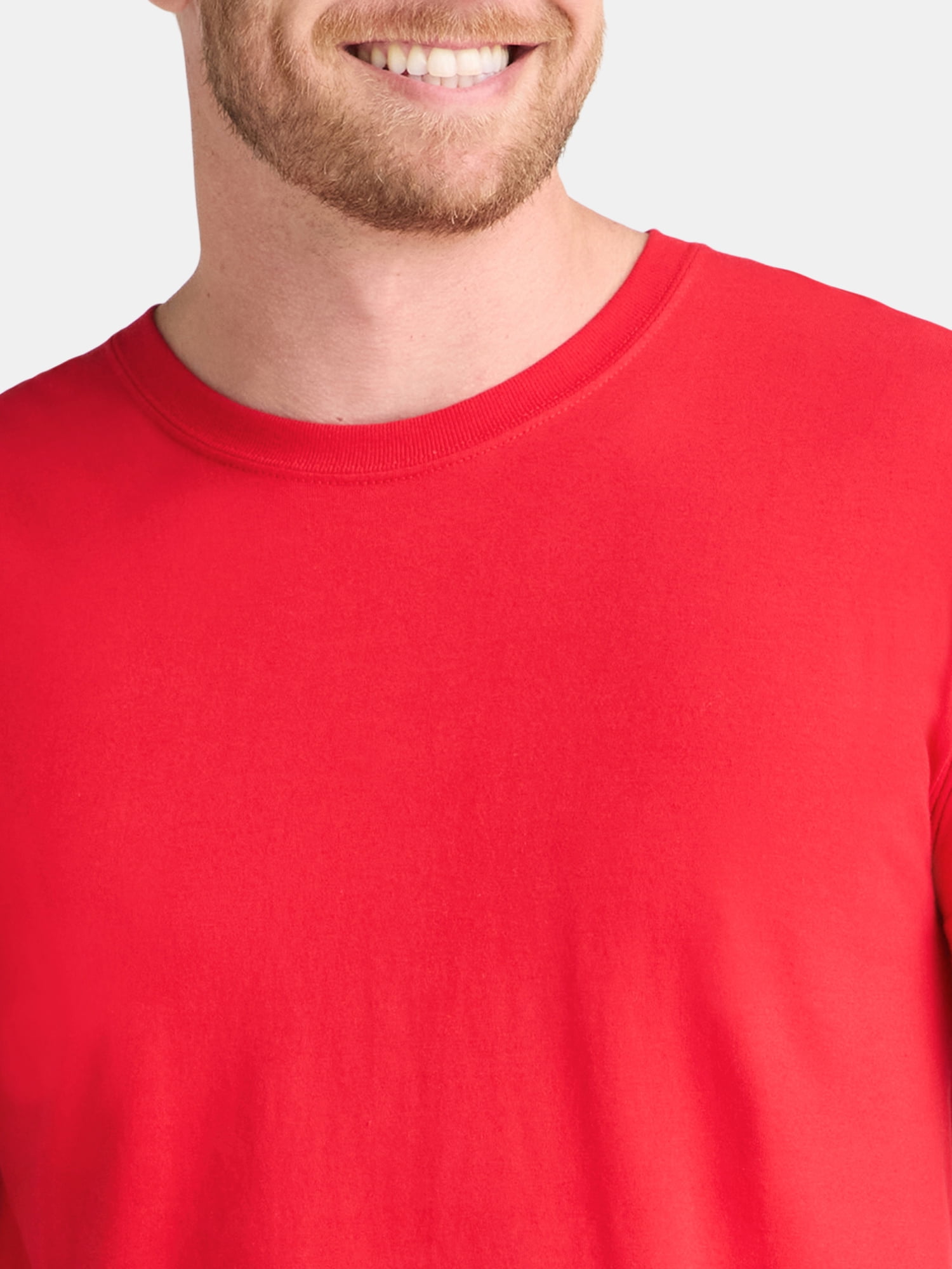Athletic Works Men's and Big Men's Cotton Active Tee, Sizes XS-5XL and Tall Sizes