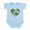 Sky Blue, variant on CafePress - Earth Love Infant Bodysuit - Baby Light Bodysuit, Size Newborn - 24 Months