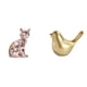 thumbnail image 1 of Figura de escritorio,Estatua de gato en estante,escritorio,oficina,decoración del hogar,Figura de pájaro,Figura de pájaro dorado,decoración para el hogar,estatua de animal,Estatuas, 1 of 8