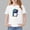 White, variant on Avrnliq Girls Pink Cartoon Dinosaur T Shirt, 100% Cotton Relaxed Fit Crewneck Tee, Fade-Resistant Skin-Friendly Top for School & Play, Sizes 2-13 Years,Size 5-6 T