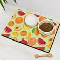 thumbnail image 3 of Dog Food Mat with Cute Sunshine Watermelon Print, Absorbent Waterproof Pet Feeding Mat, Non-Slip, Quick Dry, Easy Clean Mat for Beach and Summer Parties, 3 of 7