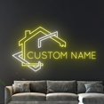 thumbnail image 2 of Handmadetneonsign Architecture Led Sign, Construction Neon Light, House Building Architecture Neon, 2 of 5