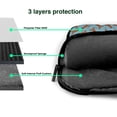 thumbnail image 4 of Lsque Funny Lobsters Pattern Laptop Bag – Portable & Slim Single-Shoulder Computer Case with Adjustable Strap, Protective, Lightweight for 13”/14”/15.6” Laptops, 4 of 8