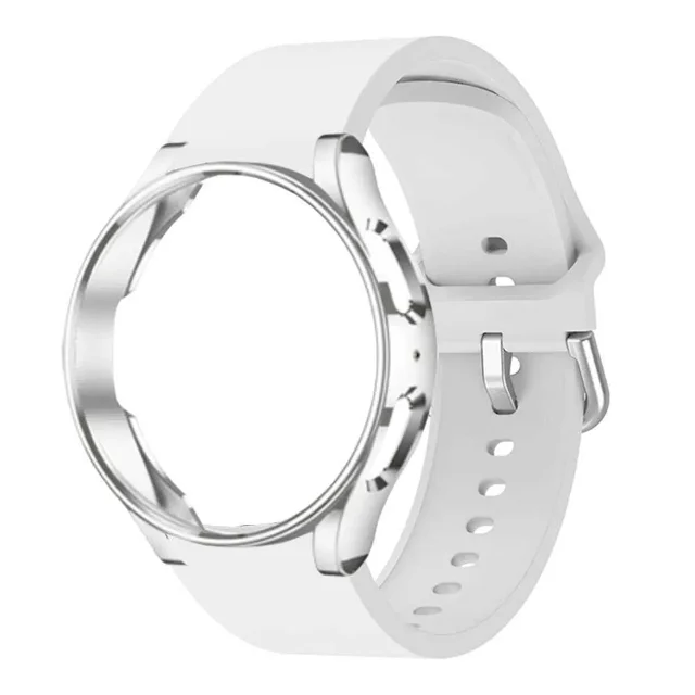 Correa Deportiva para Galaxy Watch 7 6 5, Silicona, con Protector y Vidrio, 40/44mm