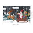 thumbnail image 3 of adviicd Christmas Outdoor Garage Door Tapestry Cloth Holiday Party Decoration Background Cloth Matching Hanging Cloth Multi Size, 3 of 5