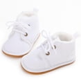 thumbnail image 2 of Winter Newborn Baby Girls Boys Booties Rubber Sole Non Skid Shoes infant boots, 2 of 12