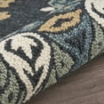 thumbnail image 6 of Ox Bay Ellie 6' Round Charcoal Floral Medallion Indoor Area Rug, 6 of 9