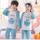 thumbnail image 1 of Conjunto de Pijama de franela para niños y niñas, bonito conjunto de invierno con dibujos animados, ropa cálida para el hogar y Navidad, 1 of 4