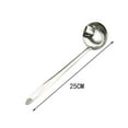 thumbnail image 2 of Soup Spoon Stainless Steel Oil Separator Spoon 1 Count Soup Grease Filter Spoon with Drain Holes Rkxzt, 2 of 8