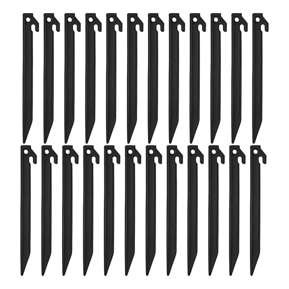 24 Pieces Plastic Inflatable Stakes 8.8 Inch Yard Anchoring Garden Decoration