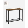 thumbnail image 4 of Vasagle Console Table Metal Frame for Entryway Living Room, Rustic Brown", 4 of 10
