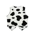 thumbnail image 2 of Zaldita Boys Kids Cowboy Cowgirl Vest Halloween Party Costume Fancy Dress Up Sleeveless Waistcoat Black&White 6, 2 of 6