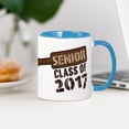thumbnail image 3 of CafePress - Wooden Senior Class Of 2017 Mug - 11 oz Ceramic Mug - Novelty Coffee Tea Cup, 3 of 4