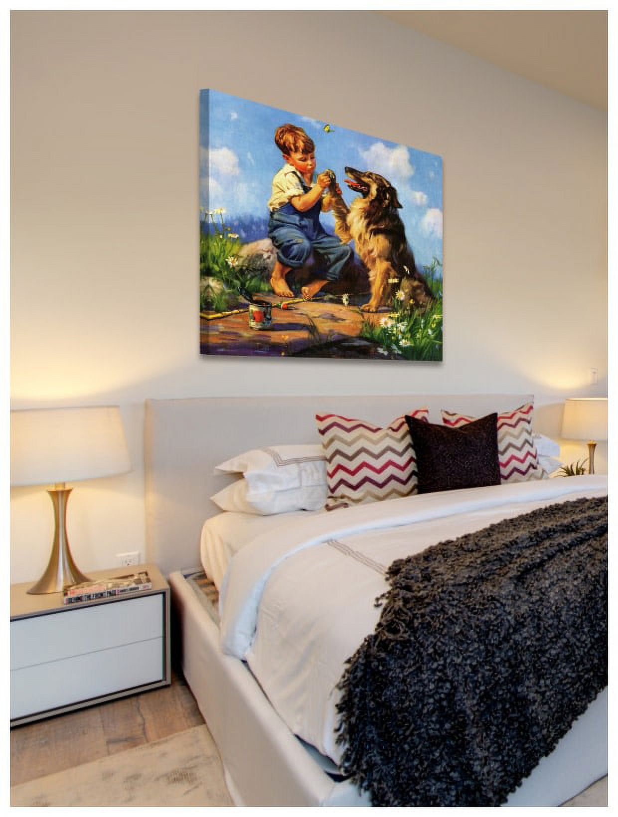 Marmont Hill "Best Friends" by Curtis Painting Print on Canvas