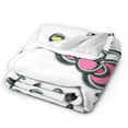 thumbnail image 3 of Hello Kitty Throw Blanket, Cozy Flannel Blankets For Boys Girls, Super Soft Warm Blanket For Couch Sofa Bed, 3 of 9