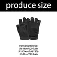 thumbnail image 3 of 1pair Versatiles Athletic Gloves Antiskid Mittens Weightlifting Wristband Gloves for Weightlifters and Cyclists, 3 of 8