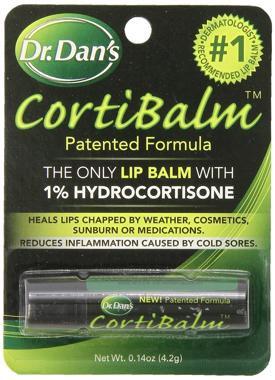 Dr. Dans CortiBalm Lip Balm, .14 oz - Walmart.com - Walmart.com