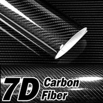 7D Carbon Fiber Pattern Car Vinyl Wrap Decal Film Sticker Bubble Free 152 x 30cm