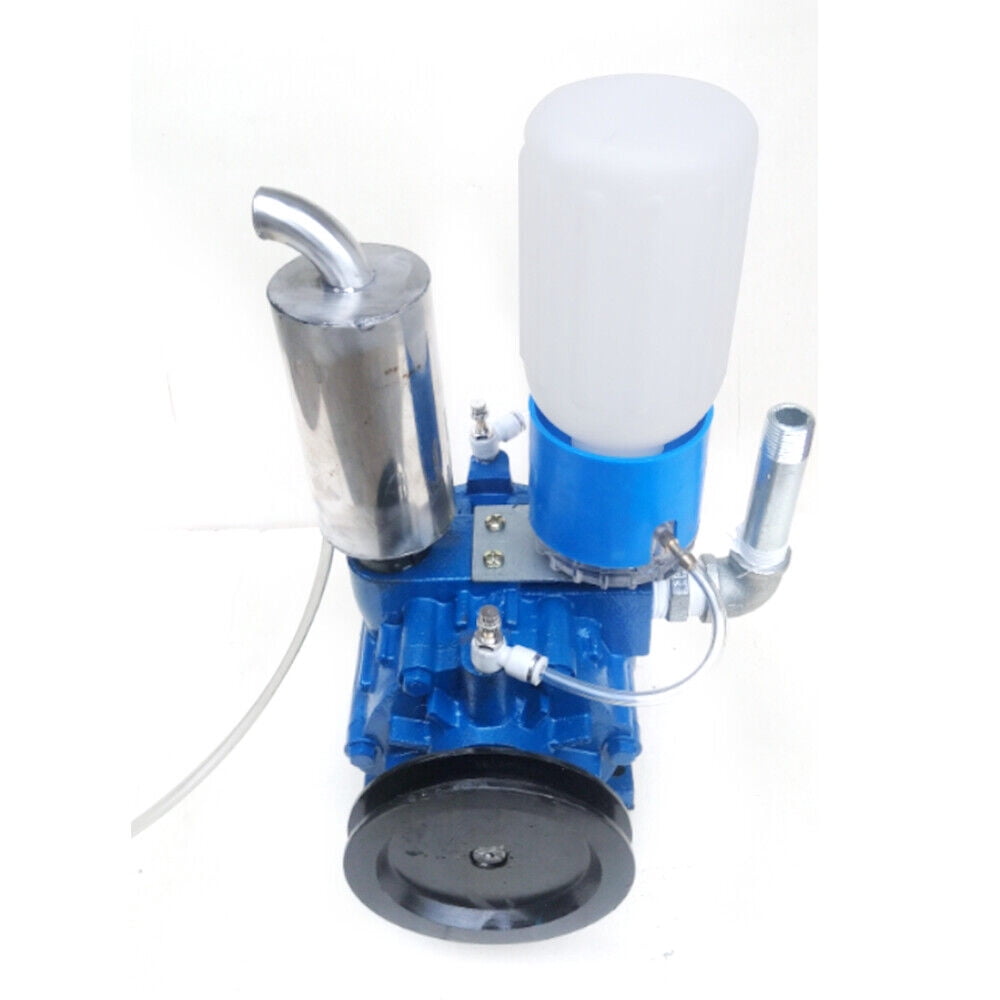 Fichiouy Electric Milking Machine Barrel Cow Milker Portable Vacuum Pump Bucket 1440 r/min 110V