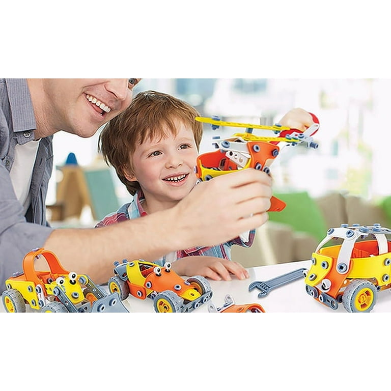 STEM Genius Flexi Puzzles 5 in 1 Build Your Own Vehicles Educational Toy SET