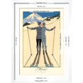 thumbnail image 5 of Art.com L'Hiver Art Print by Georges Barbier, White Frame Wall Art, 17" x 23", 5 of 5