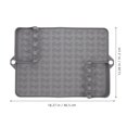 thumbnail image 2 of LOLIPPYY Outdoor Griddle Accessories Silicone Griddle Tool Mat Grey 1Set, 2 of 6