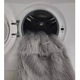 thumbnail image 7 of Mainstays Grey Faux Fur Non-Skid Fluffy Floor Rug for living room , 30"x46", 7 of 7