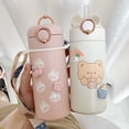 thumbnail image 4 of Dengjunhu 350ml/480ml Kids Water Bottle with Straw Leak Proof Stainless Steel Sports Water Bottles for Boys Girls School, 4 of 7