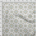 thumbnail image 4 of oneOone Velvet Light Blue Fabric Florals Sewing Craft Projects Fabric Prints By Yard 58 Inch Wide, 4 of 4