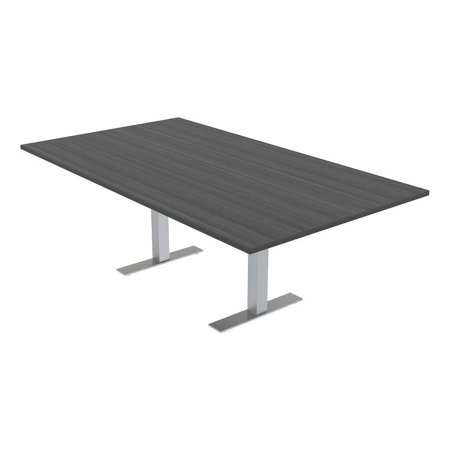 UPC: 0684500163993 | 8 Person Rectangular Conference Table T-Legs Harmony Series 7 Foot Asian Night