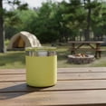 thumbnail image 2 of Ozark Trail 10oz Ceramic Lined Stainless Steel Lowball Tumbler with Magnetic Tritan Transparent Slider Lid, Yellow, 2 of 17