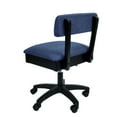 thumbnail image 2 of Hydraulic Sewing Chairs: Duchess Blue Fabric, 2 of 5