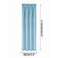 thumbnail image 4 of Short Blackout Curtains - Rod Pocket Room Darkening Window Drapes for Bedroom Kitchen Bathroom Basement Cafe, 1 Panels, 37.8 x 44.9 Inch, 4 of 4