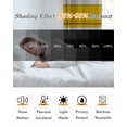 thumbnail image 5 of Black Yellow Wooden Blackout Curtains for Bedroom/Living Room, Thermal Insulated Kitchen Curtains, White Hardwood Plank Board Rural Grommet Darkening Window Treatment Drapes 42"x84"x2, 5 of 8
