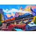 thumbnail image 2 of Puzzle Collector Art 500 Piece Puzzle - West Mountain Lumber Train, 2 of 2