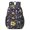 Pioneer Flower Floral Print Pattern-3, variant on Pioneer Flower Floral Print Pattern 17" School Backpacks for Teens,Waterproof Oxford Fabric,S-Shape Padded Straps for School,Travel,Hiking,Camping