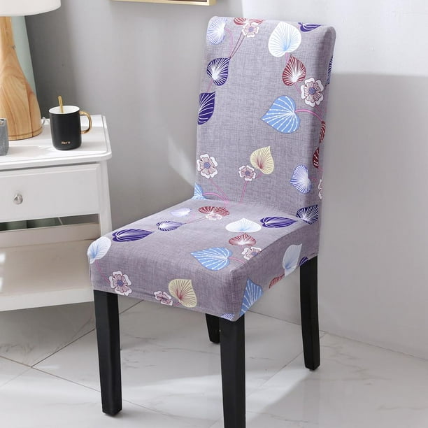 Funda para silla de comedor Yotijar Fundas para silla de comedor elástica de Spandex con Estampado Digital moderno