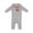 AC-Heather Grey, variant on Basketball Swish Baby Romper Coveralls