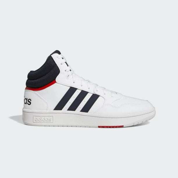 Tenis Adidas Hombre GY5543 Hoops 3.0 Mid Blanco 26.5 cm