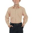 thumbnail image 2 of Zennyo Signature Boys Regular Fit Long Sleeve Standard Cuff Pocket Dress Shirt, 2 of 3